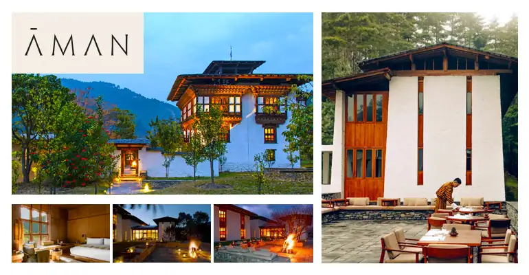 bhutan package tour from mumbai with hotel aman kora