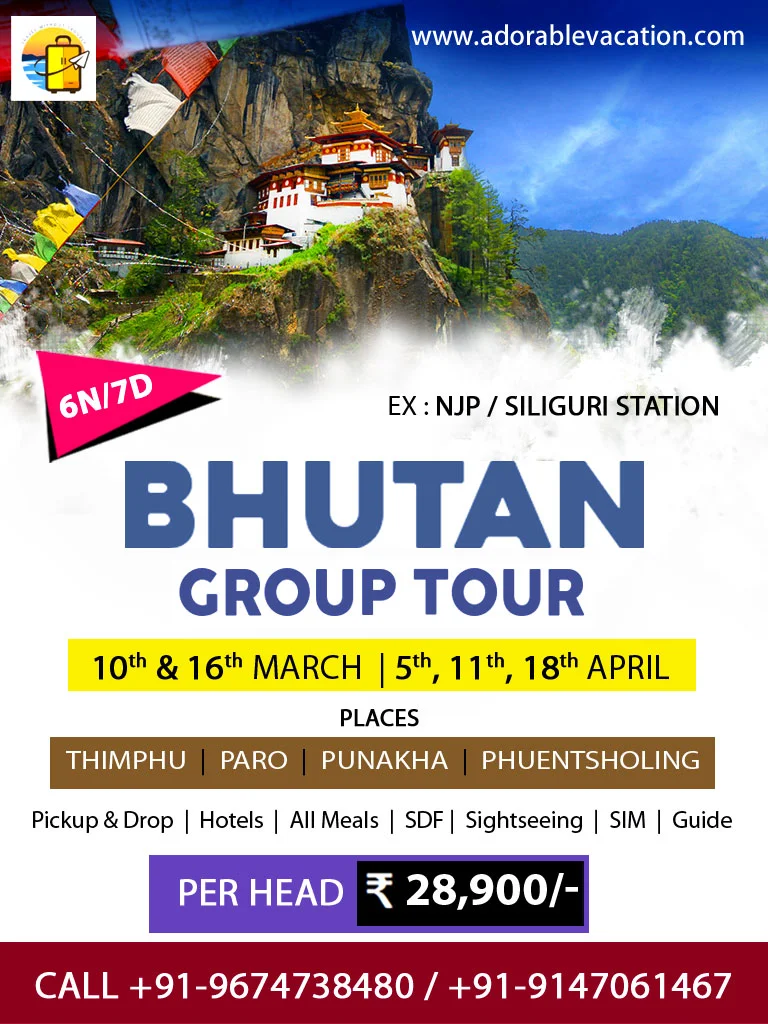 Bhutan Package Tour From Guwahati from adorable vacation the best Bhutan Guwahati dmc in india